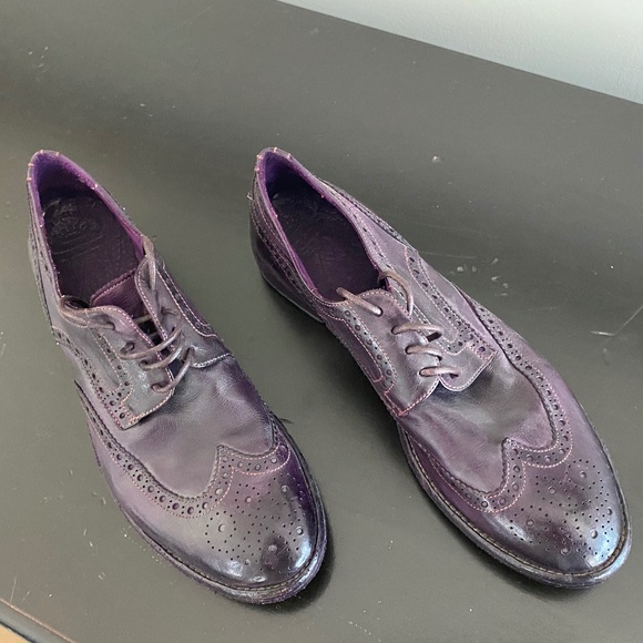Classic Patina Hand crafted Oxford Shoes Violet Officine Creative Oxfords